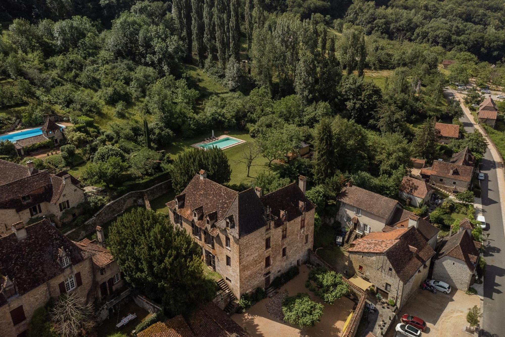 Manoir De Laroque Delprat Bed & Breakfast Autoire ภายนอก รูปภาพ